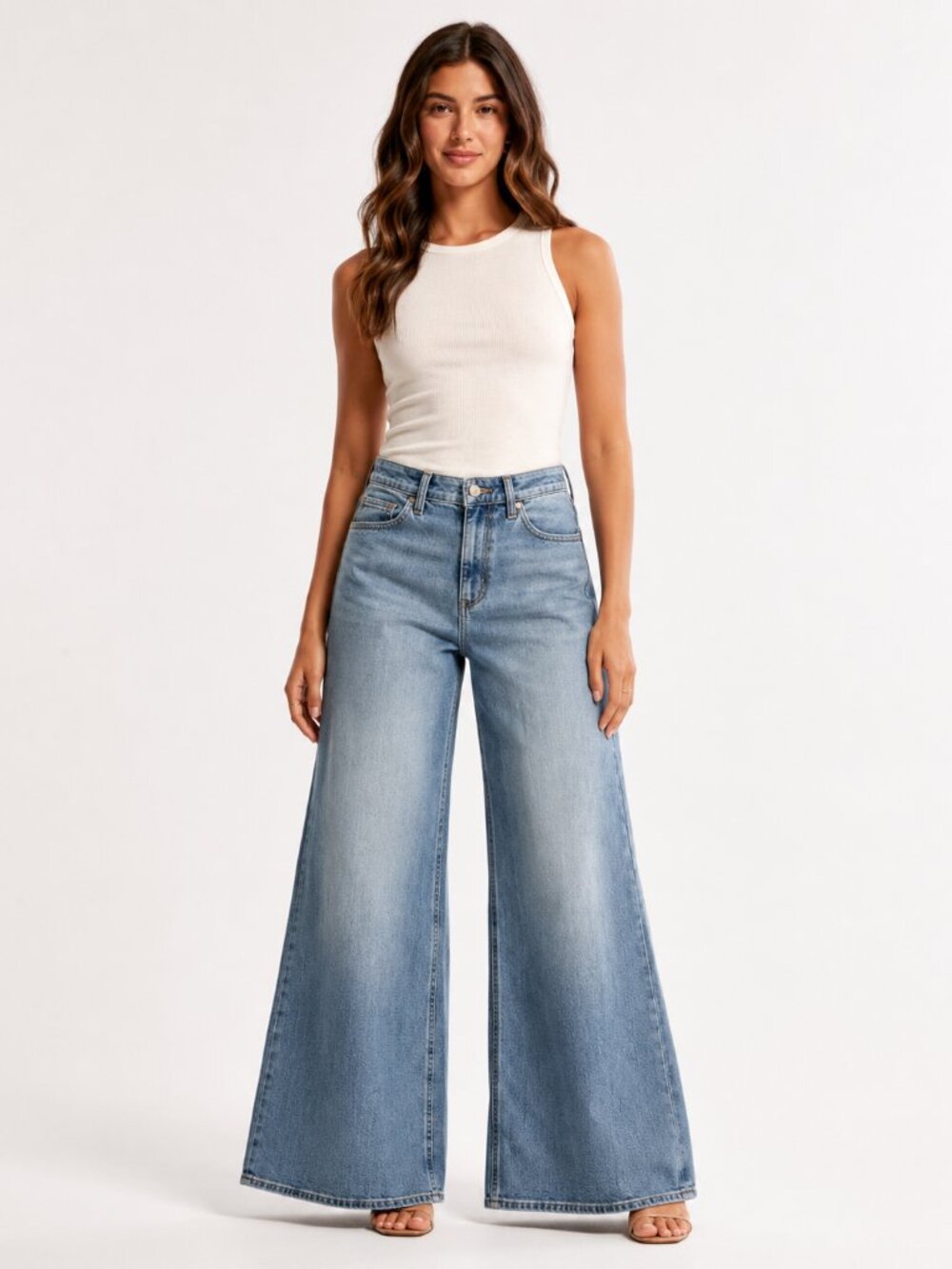 Universal Thread High Rise Everyday Wide-Leg Jeans 10R NWT